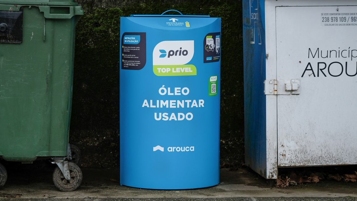 Autarquia implementa rede de oleões para deposição de óleos alimentares usados