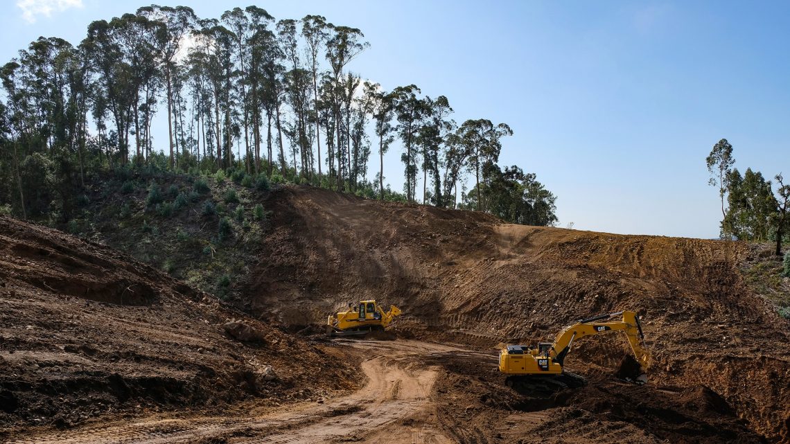 Empreitada de ligação do Parque de Negócios de Escariz à A32 avança a bom ritmo