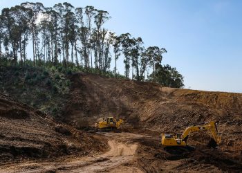 Empreitada de ligação do Parque de Negócios de Escariz à A32 avança a bom ritmo