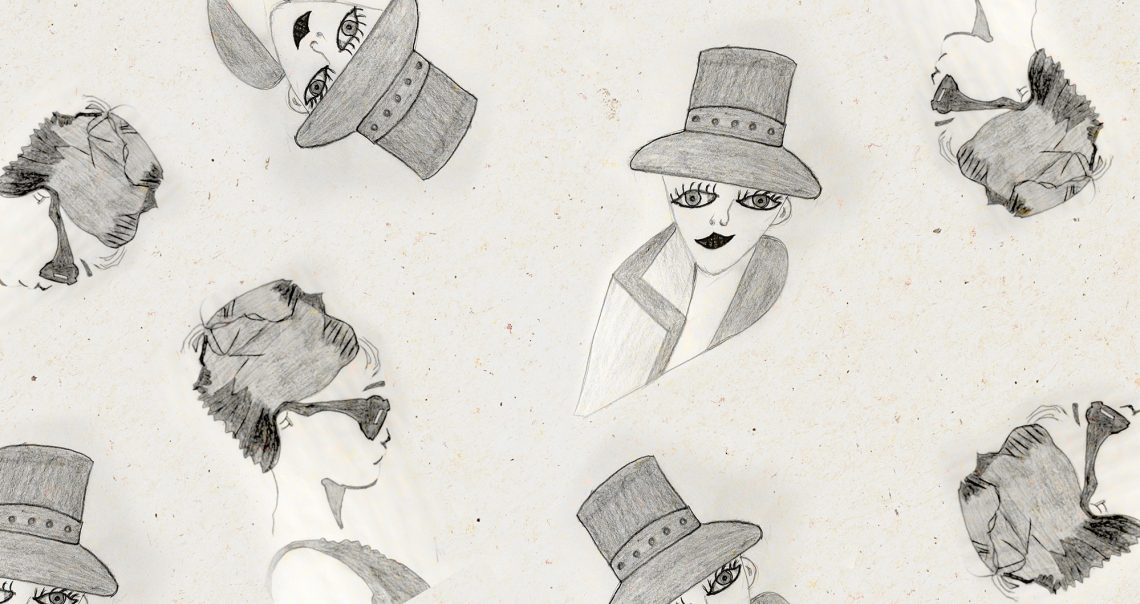 Desenhos de Ana Maria Vasconcelos em exposição na Biblioteca Municipal