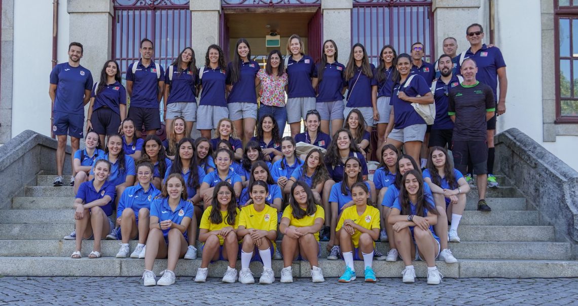 Seleção Nacional de Voleibol Feminino recebida em Arouca