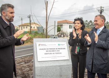 Inaugurada via de ligação do Parque de Negócios de Escariz à A32