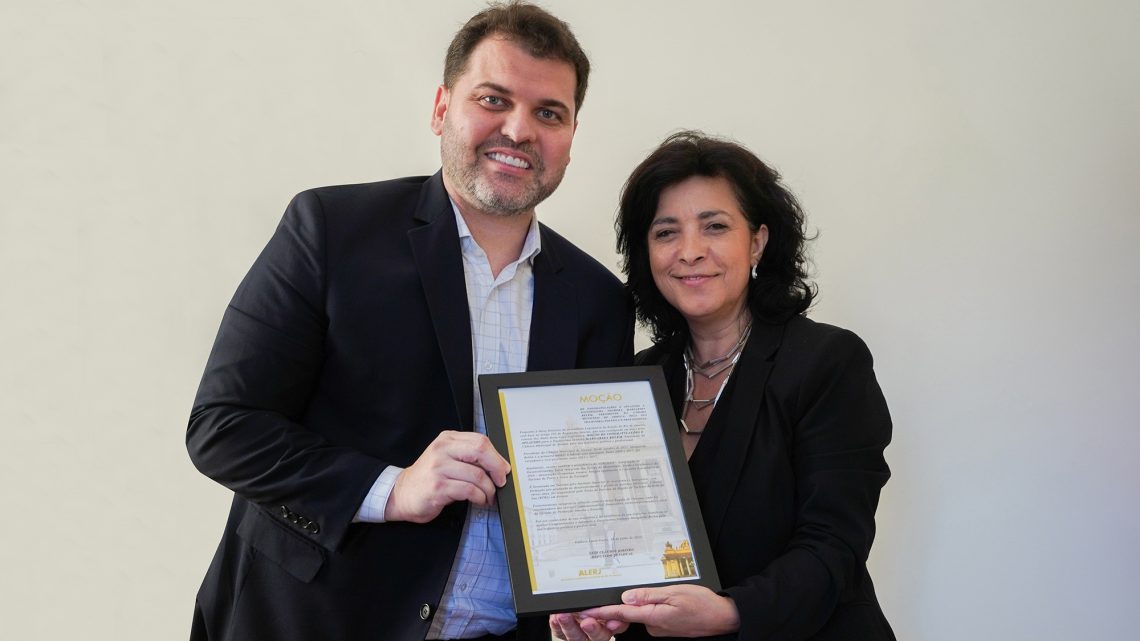 Deputado Estadual do Rio de Janeiro de visita a Arouca