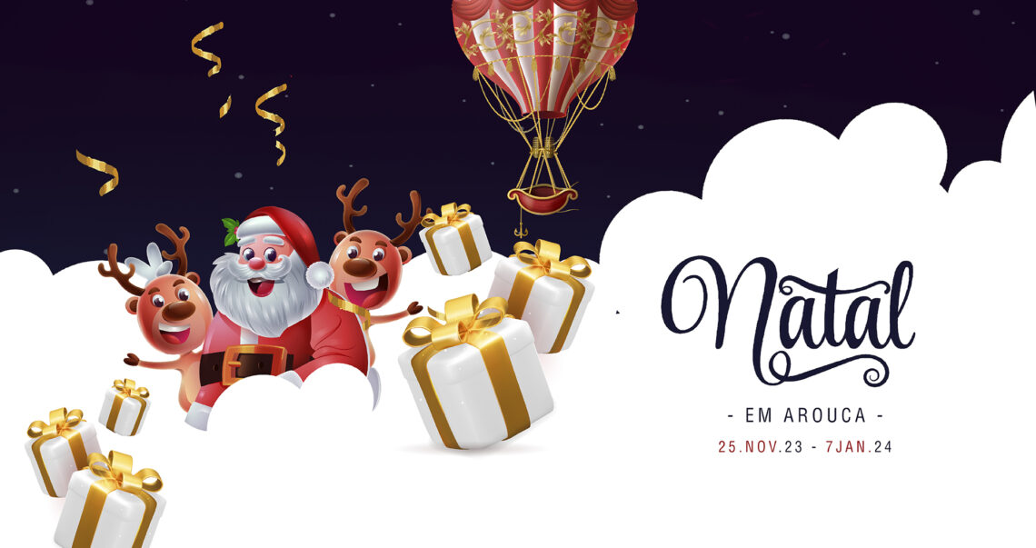 Luzes de Natal acendem a 26 de novembro em Arouca