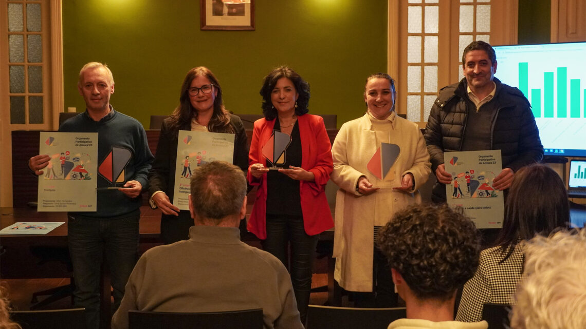 Conhecidos os vencedores da 3.ª edição do Orçamento Participativo de Arouca