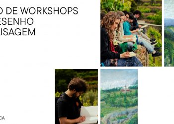Arouca recebe ciclo de workshops de desenho de paisagem destinado a alunos de artes visuais